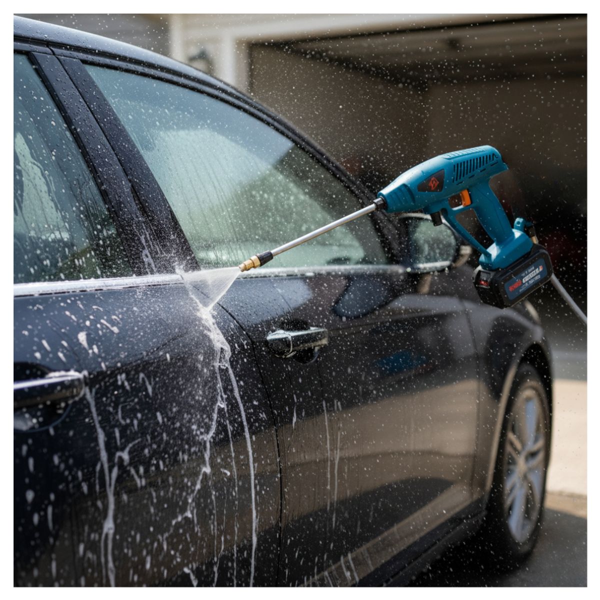 GENERICO - HIDROLAVADORA 188V ULTRA POTENCIA CON BATERÍA RECARGABLE