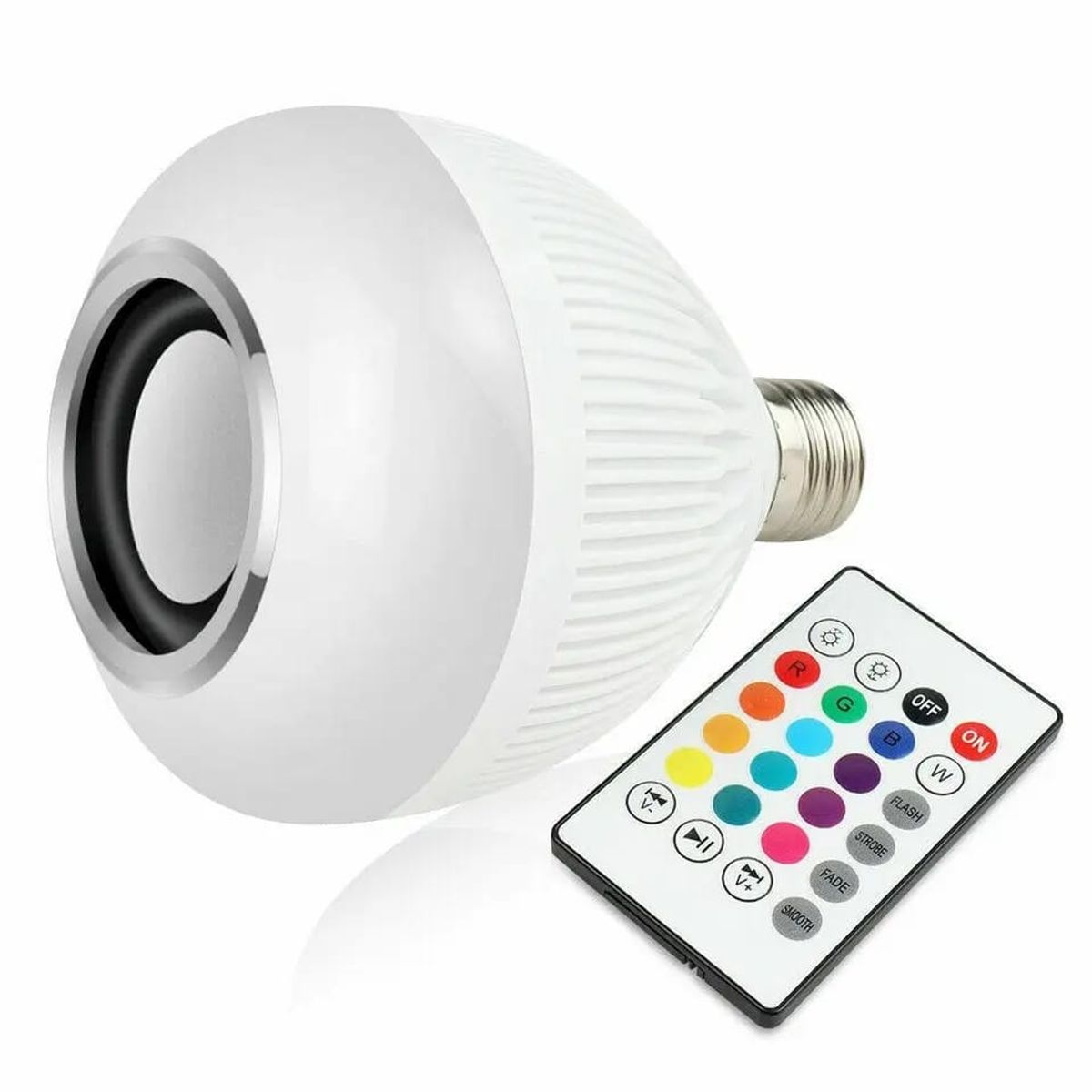 GENERICO - FOCO PARLANTE INTELIGENTE LED BLUETOOTH LUCES MULTICOLOR RGB