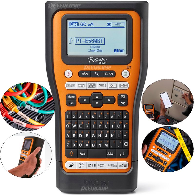 BROTHER - Rotuladora Brother PT-E560BTVP Portátil Bluetooth