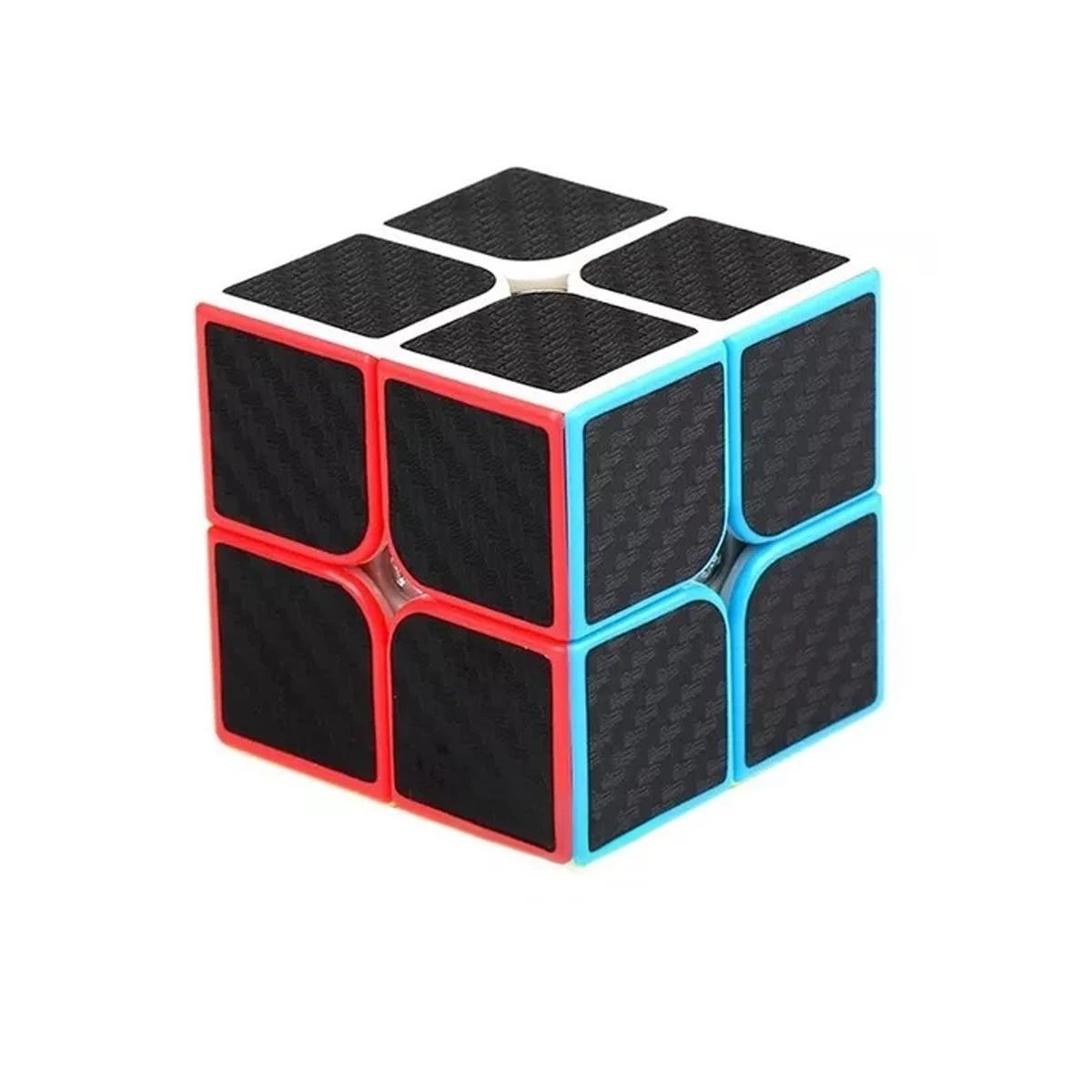 GENERICO - Pack12 Rompecabeza Magica de 2x2 Negro Y+Regalo Stickers