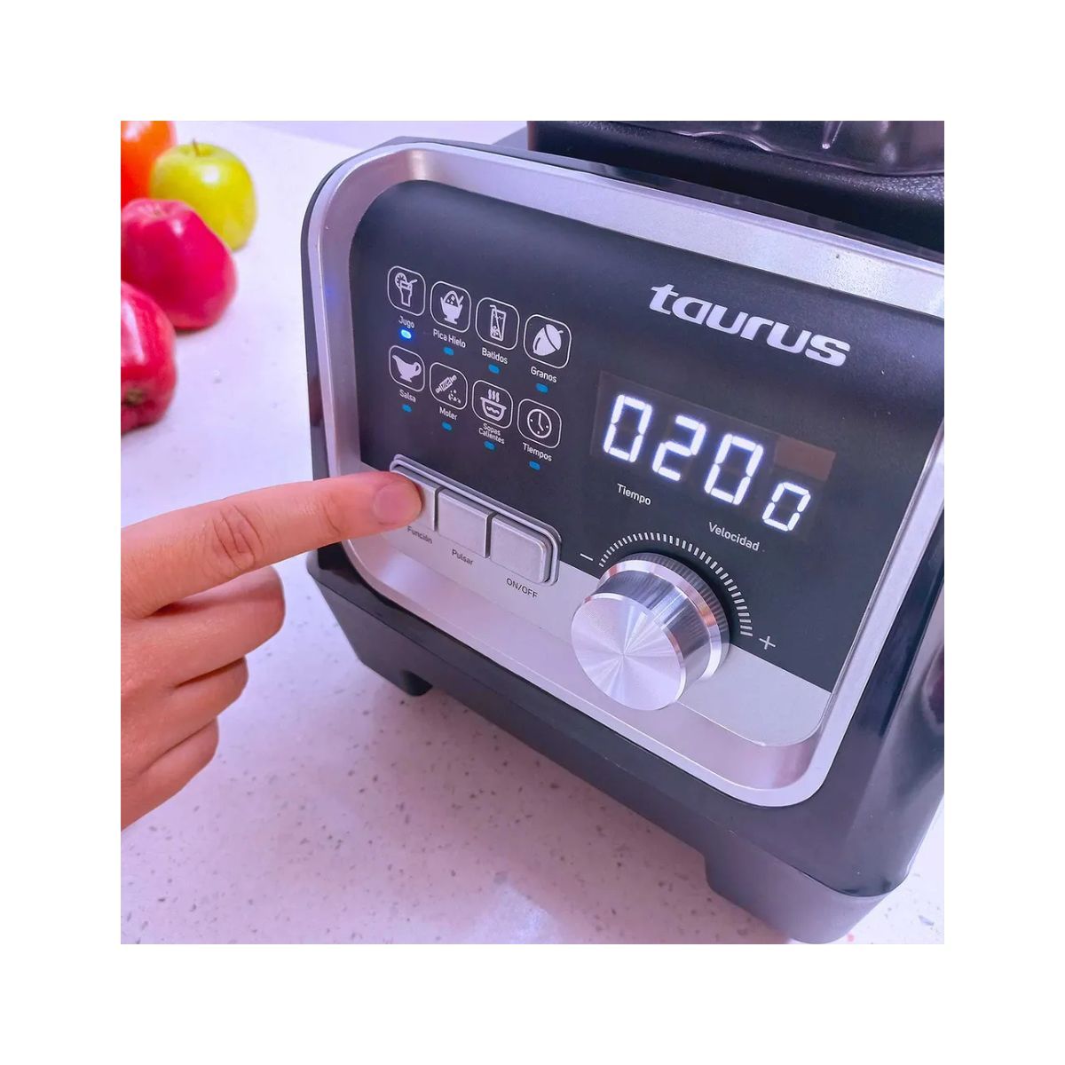 TAURUS - Licuadora Professional de 1600w Pica Hielo Taurus