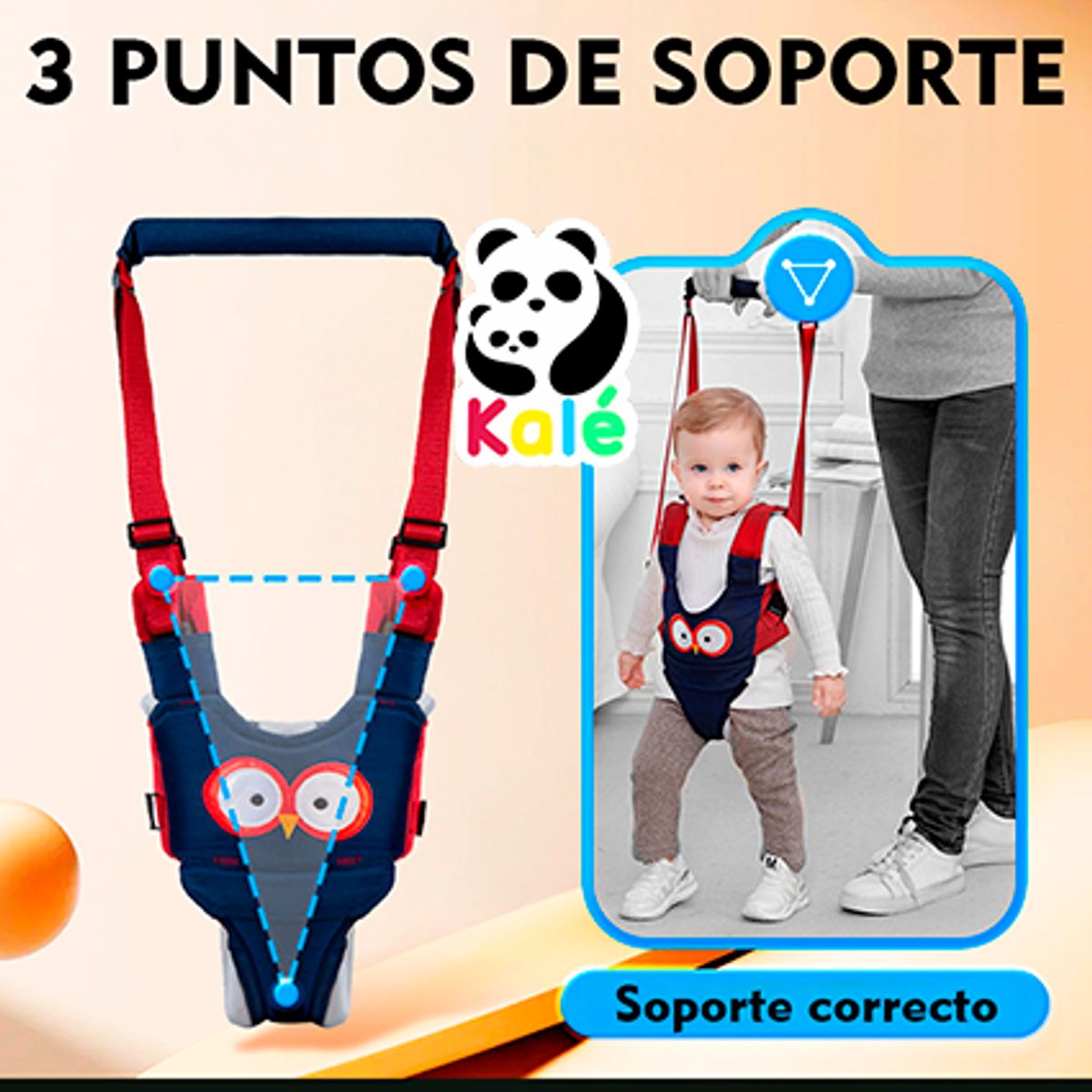 KALE - Arnés Caminador para Bebé - Camuflado