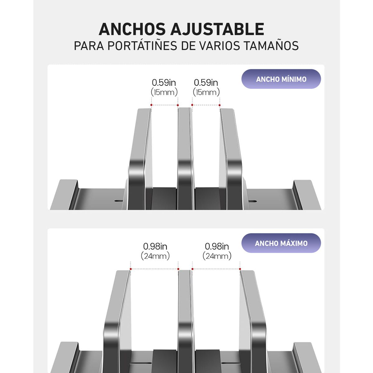 VAYDEER - Soporte Vertical Vaydeer para Laptop Tablet Celular Con Cajón SZ2S151