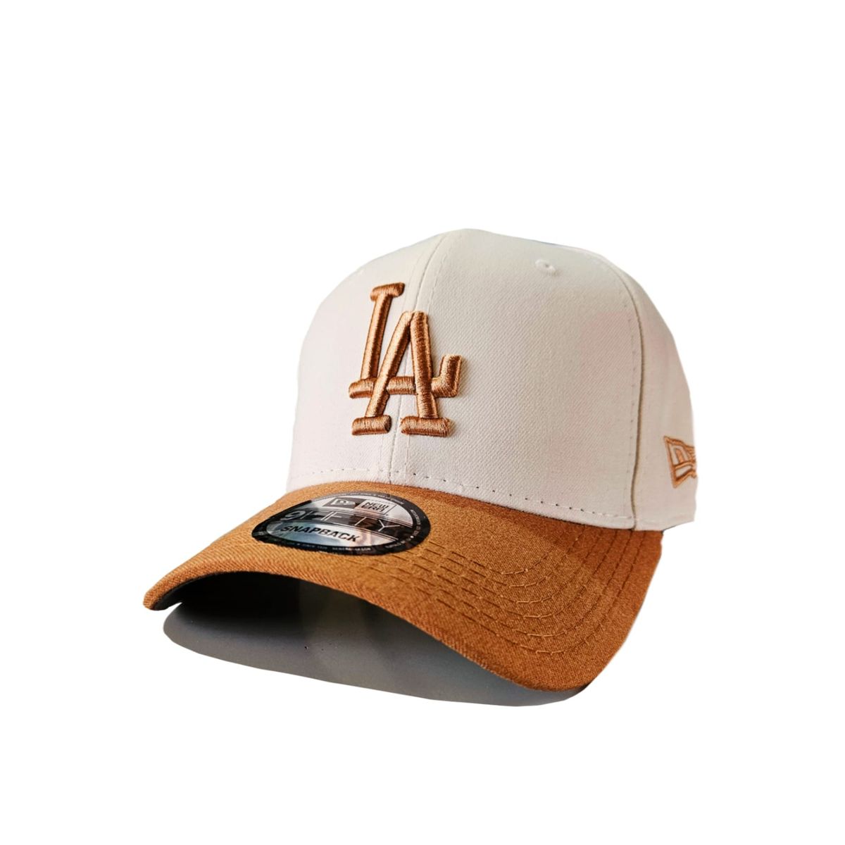 GENERICO - GORRO NEW ERA LA / MARRON CLARO CON CREMA  / LOS ANGELES