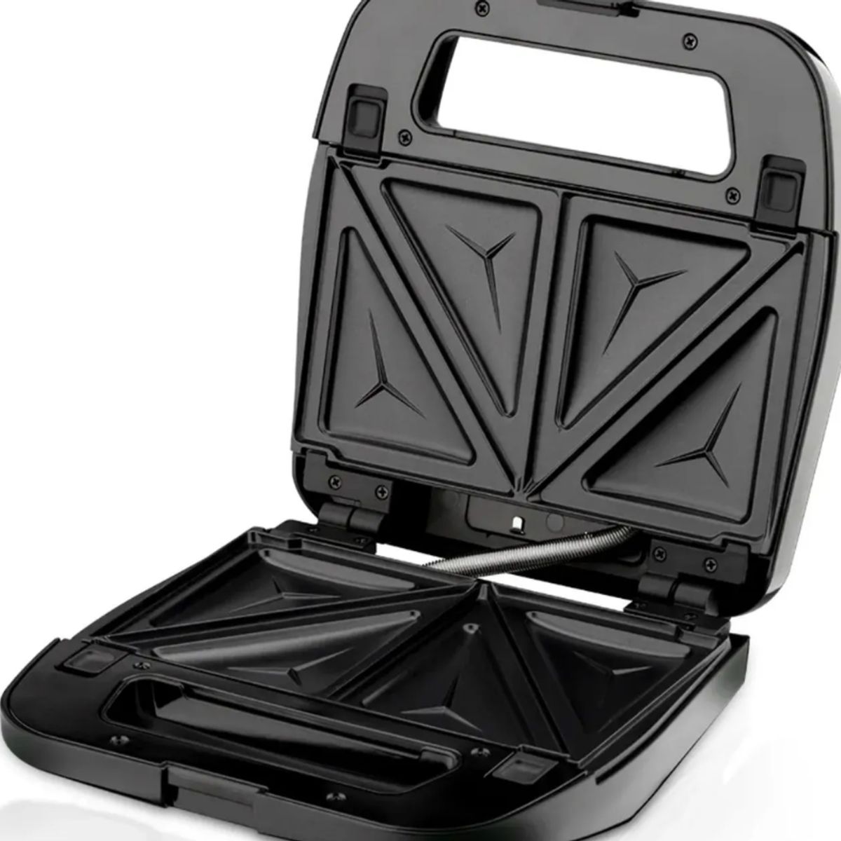 GENERICO - Sanguchera RAF R203 3 en 1 Intercambiables Sangucher Grill Wafle Negro