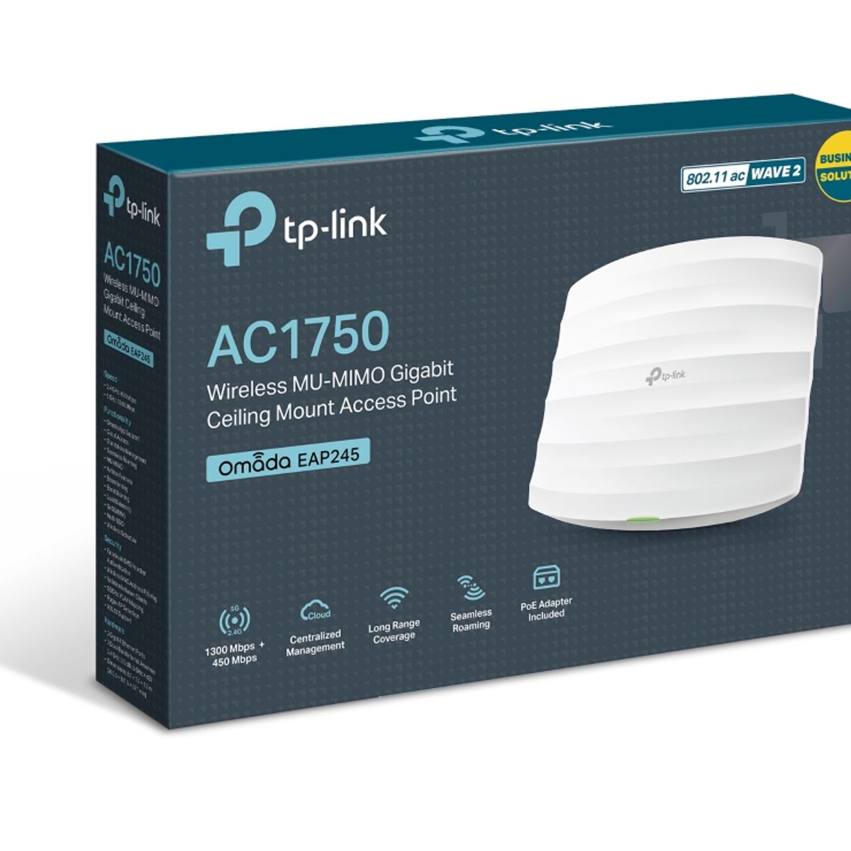 TP LINK - Access Point Tp-Link  AC1750 2PTS GIGABIT EAP245 Inalambrico