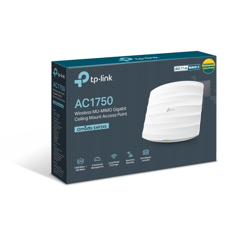 TP LINK - Access Point Tp-Link  AC1750 2PTS GIGABIT EAP245 Inalambrico