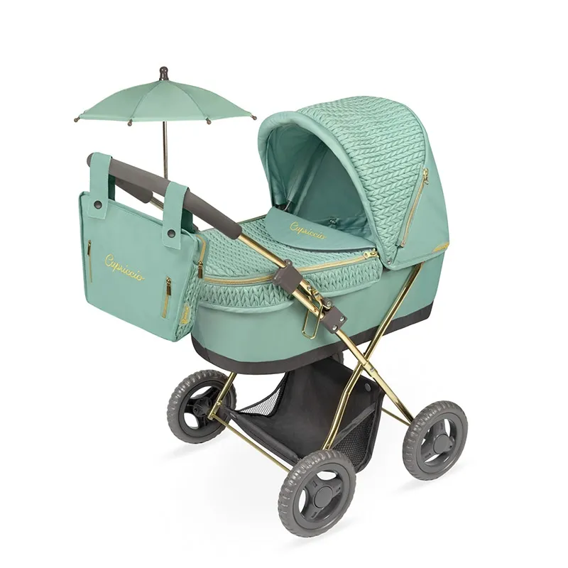 DECUEVAS TOYS - Coche de Muñecas Reborn con Sombrilla Capriccio