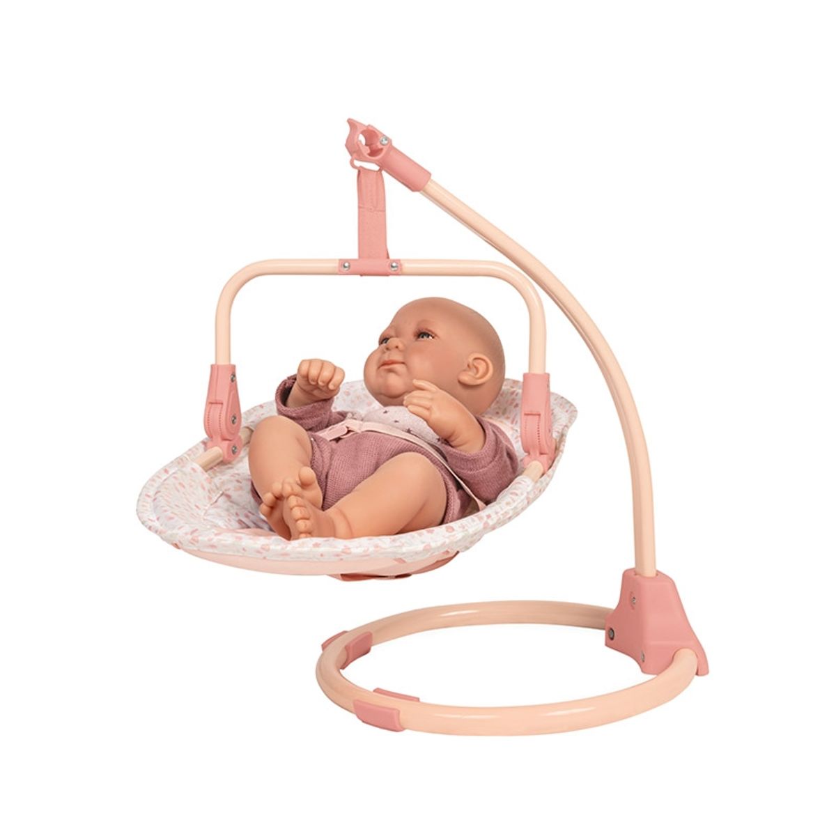 DECUEVAS TOYS - Silla Columpio para Muñecas 3 en 1 Colección Tulipe