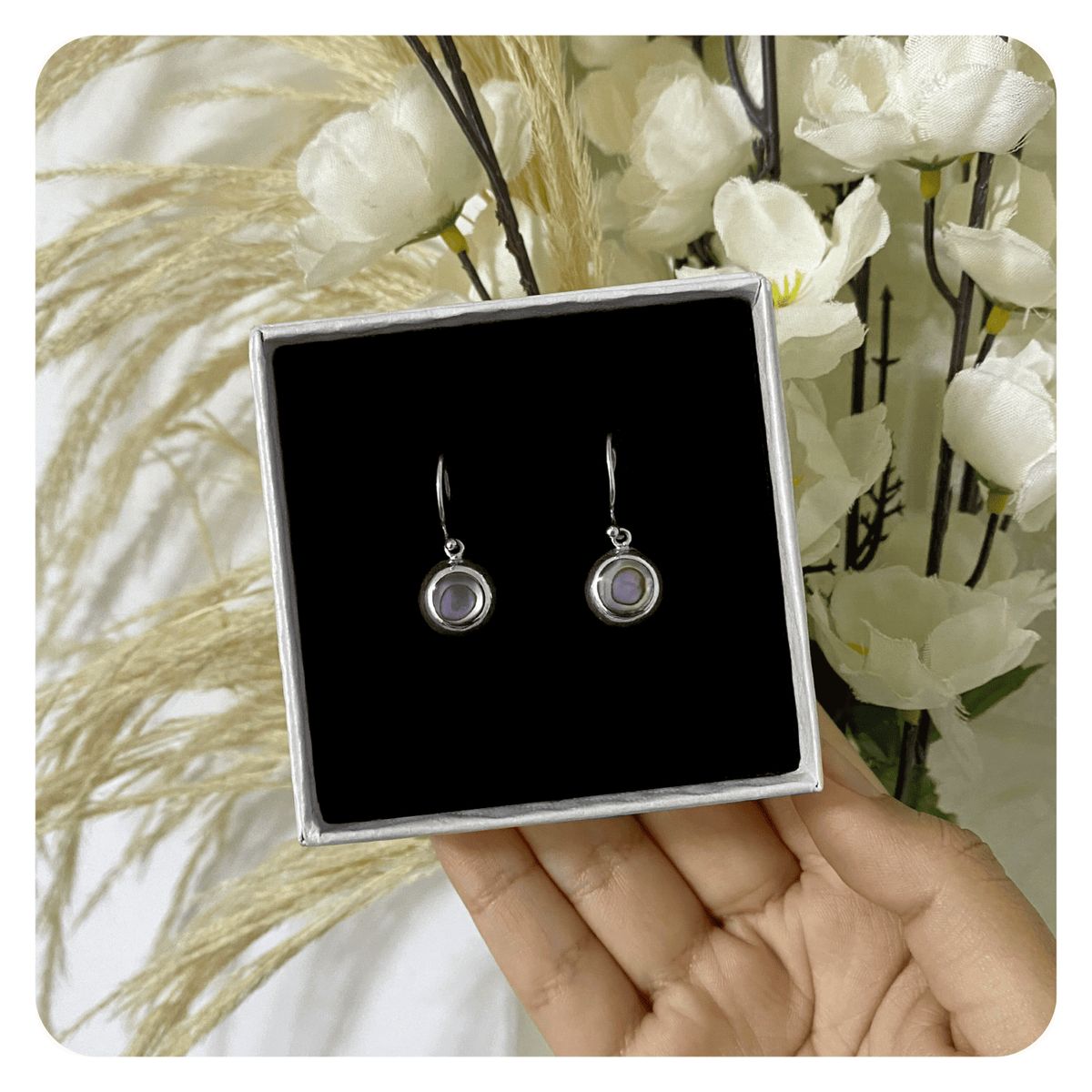 GENERICO - Set Pack Aretes Collar Mujer Piedra Avalon Joya Plata 950