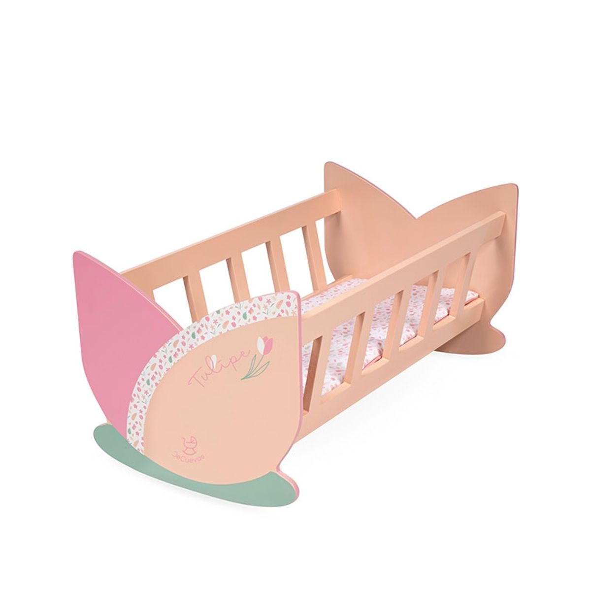 DECUEVAS TOYS - Cuna de Madera para Muñecas Colec Tulipe