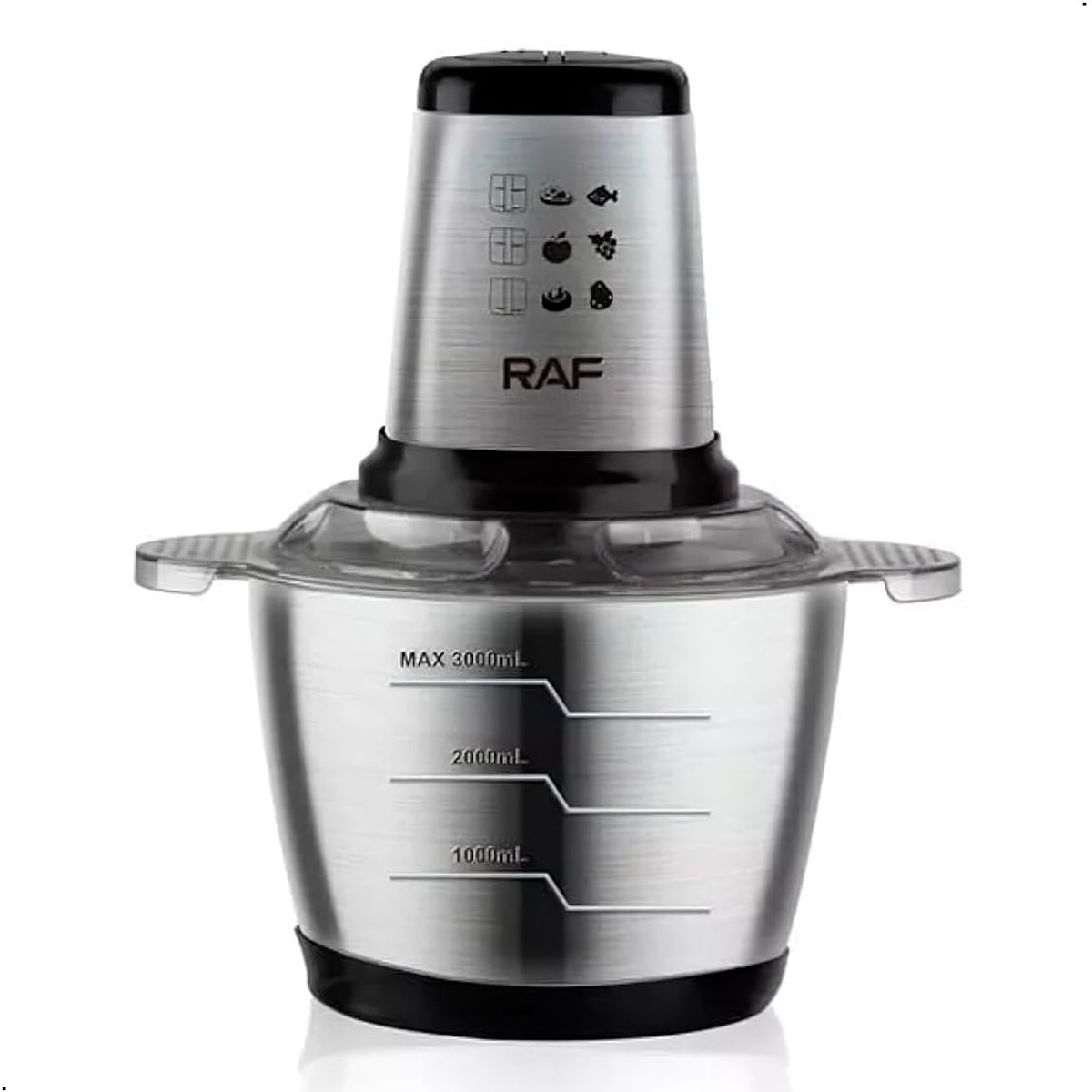 RAFF - Picadora Procesadora De Alimentos RAF R7031 3 Litros