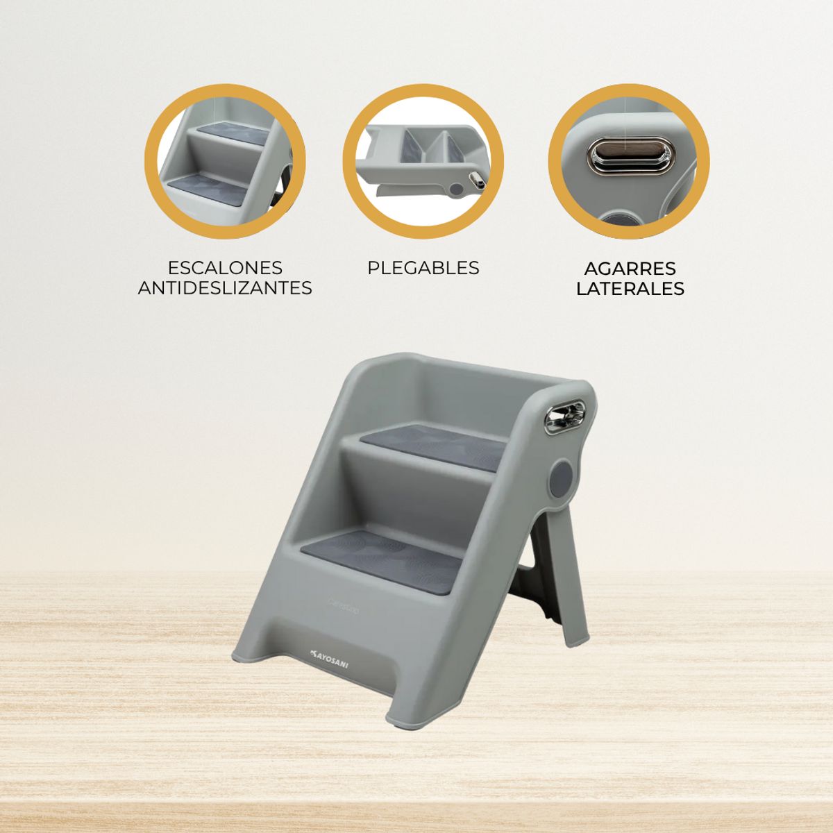 CARESTINO - Escalera Multifunción «DAILY V2» Gray