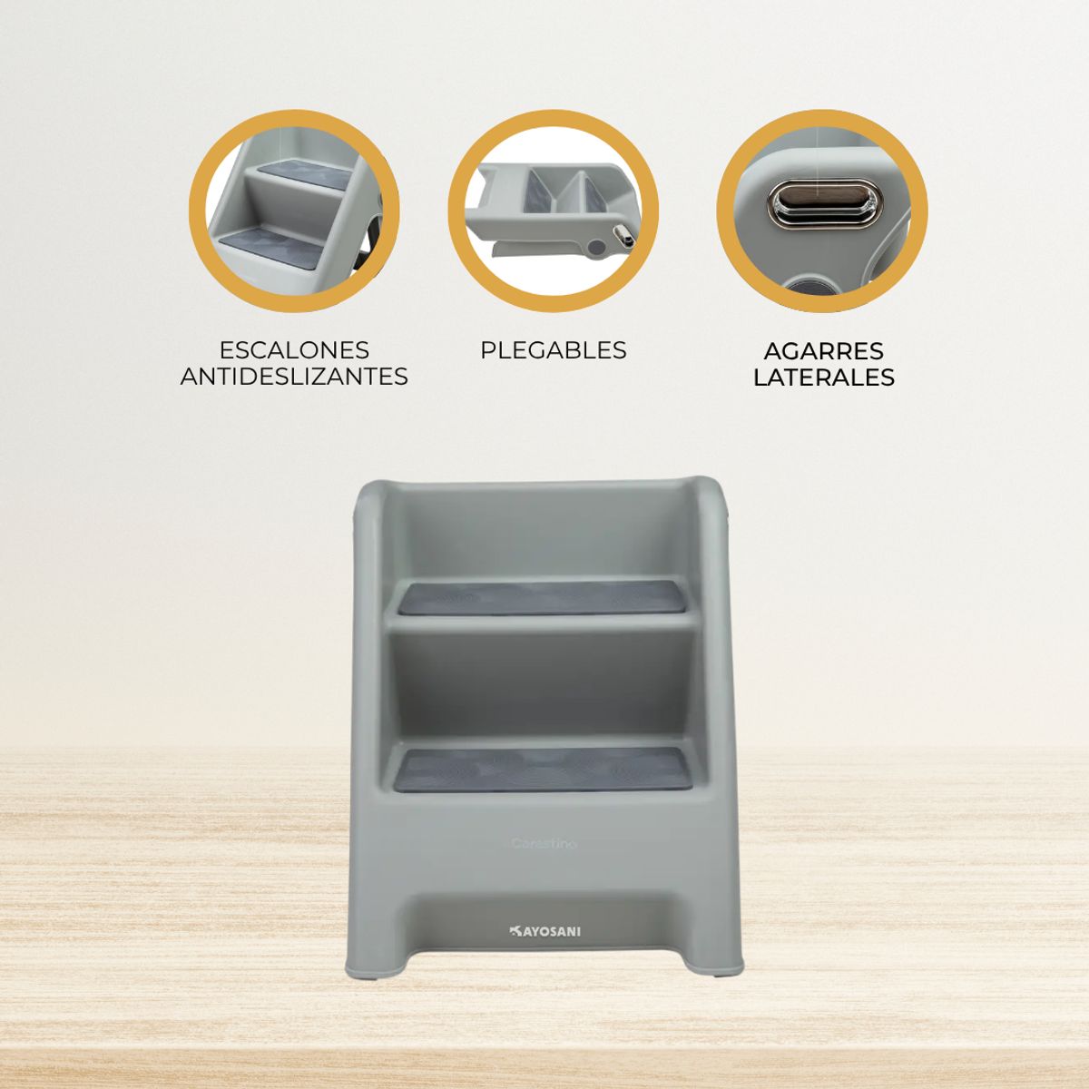 CARESTINO - Escalera Multifunción «DAILY V2» Gray