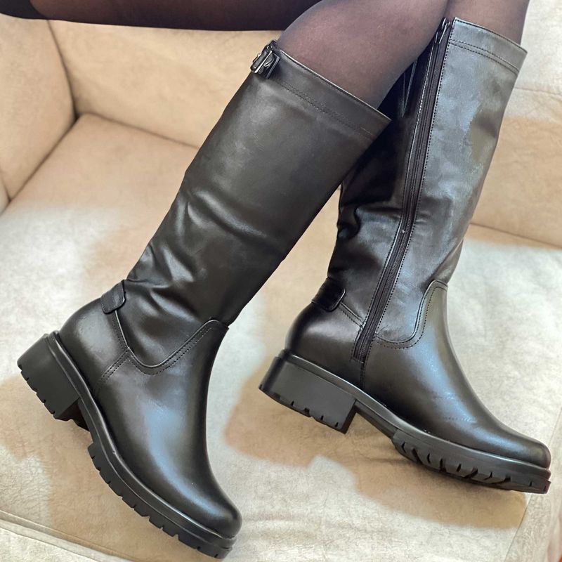 GENERICO - BOTAS DE CUERO PARA MUJER FERI