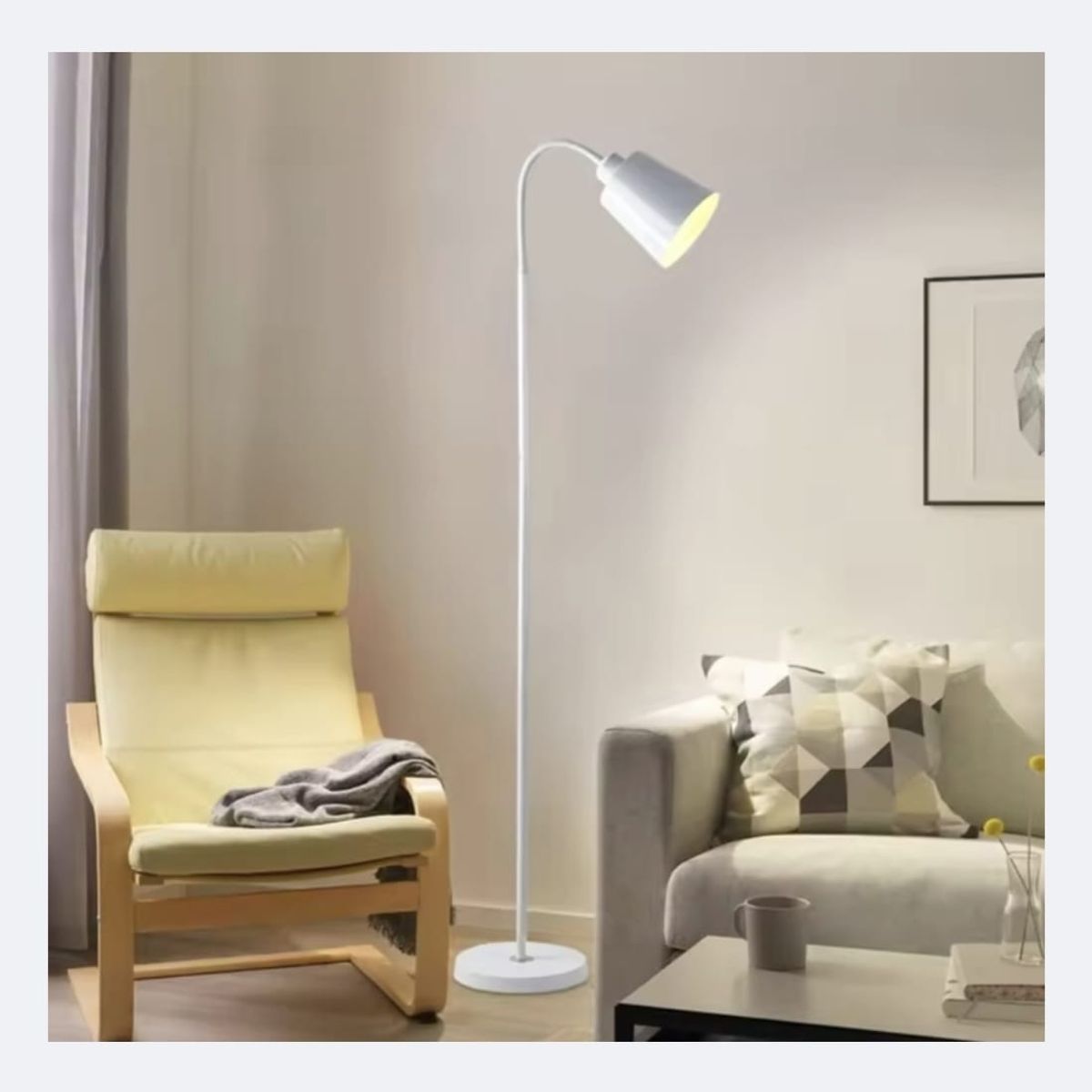 GENERICO - Lámparas de pie para Sala de Estar y Dormitorio Con Brazo Flexible