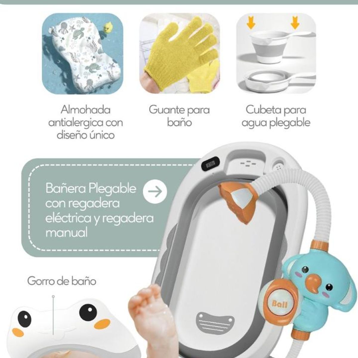 CAM - BAÑERA SPLASH 37L GRIS BABY CAM