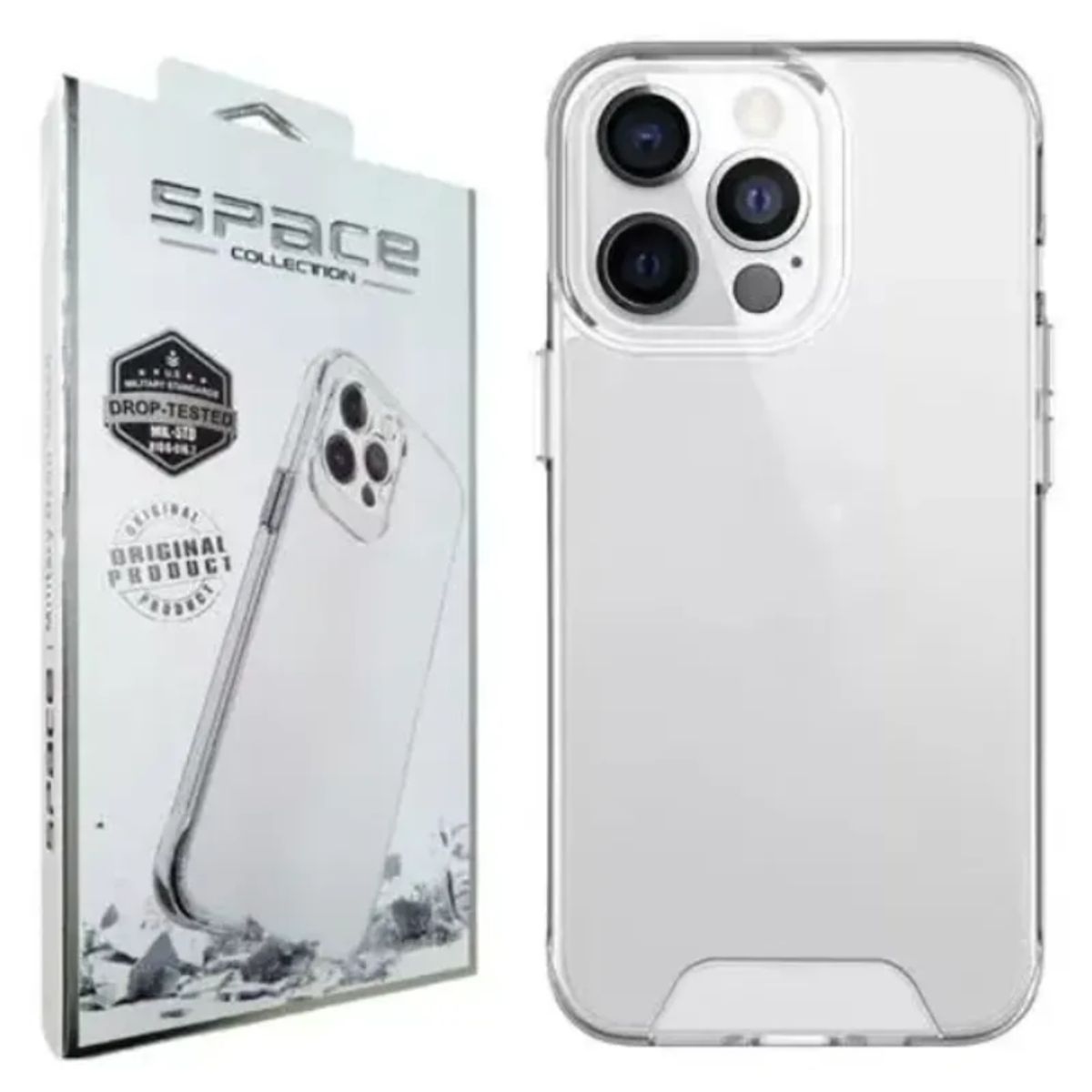 SPACE - CASE SPACE PARA IPHONE 14PRO TRANSPARENTE