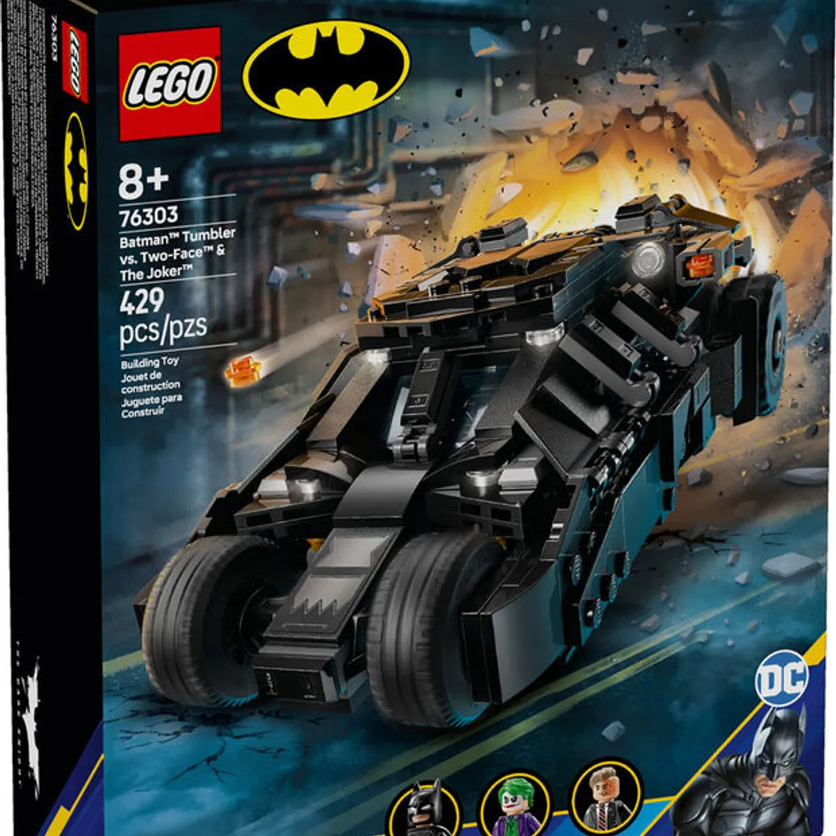 LEGO - Lego Batman DC 76303 Tumbler de Batman vs. Two-Face y Joker