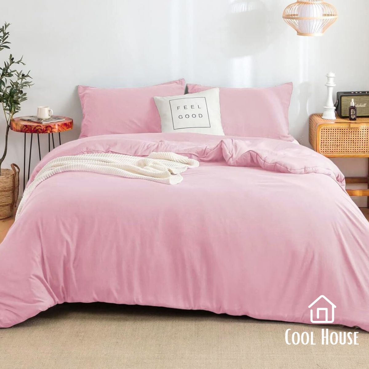 GENERICO - Kit de edredón Cool House Evangelina antialérgico