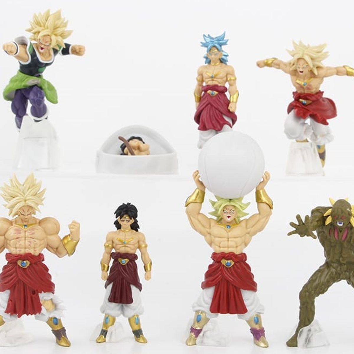 GENERICO - DRAGON BALL SET BROLY 8 UNID