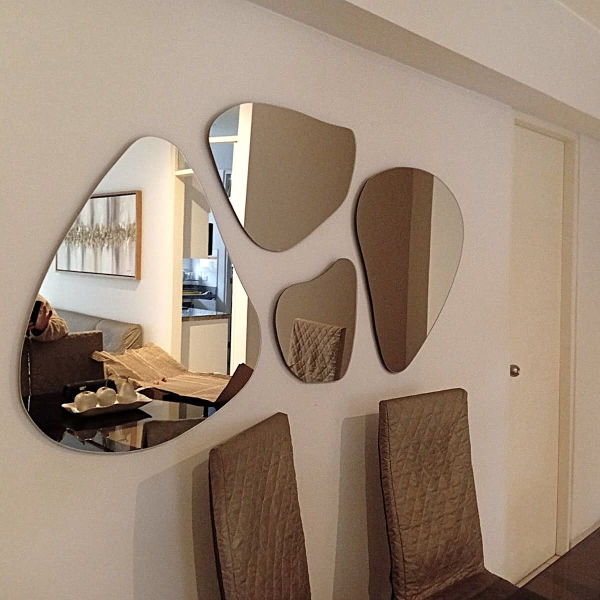 LUMINAR BRILLO & LUZ - Composición con espejos decorativos aesthetic  orgánicos