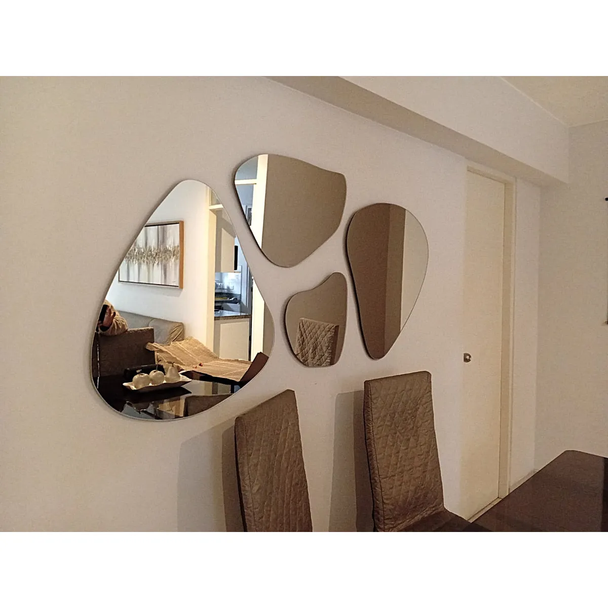 LUMINAR BRILLO & LUZ - Composición con espejos decorativos aesthetic  orgánicos