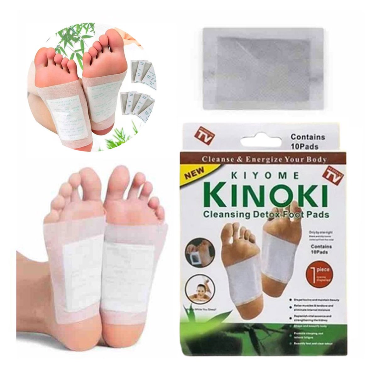 GENERICO - 10 kinoki Detox y relajación para pies