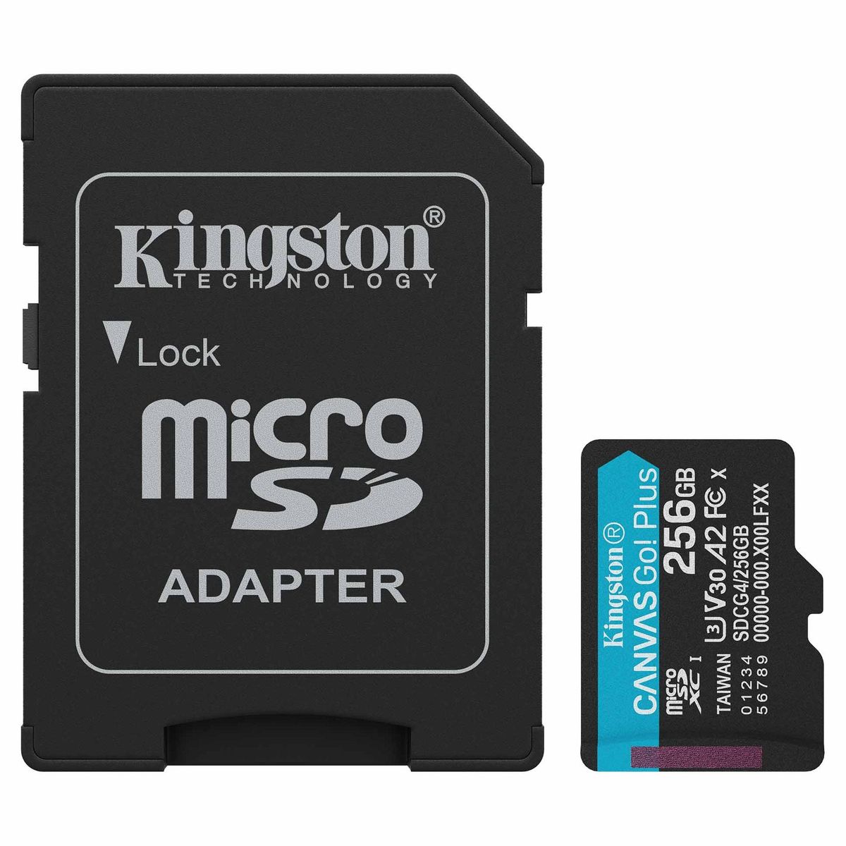 KINGSTON - Kingston 256GB Canvas Go Plus Gen 4 U3 MicroSDXC - SDCG4/256GB