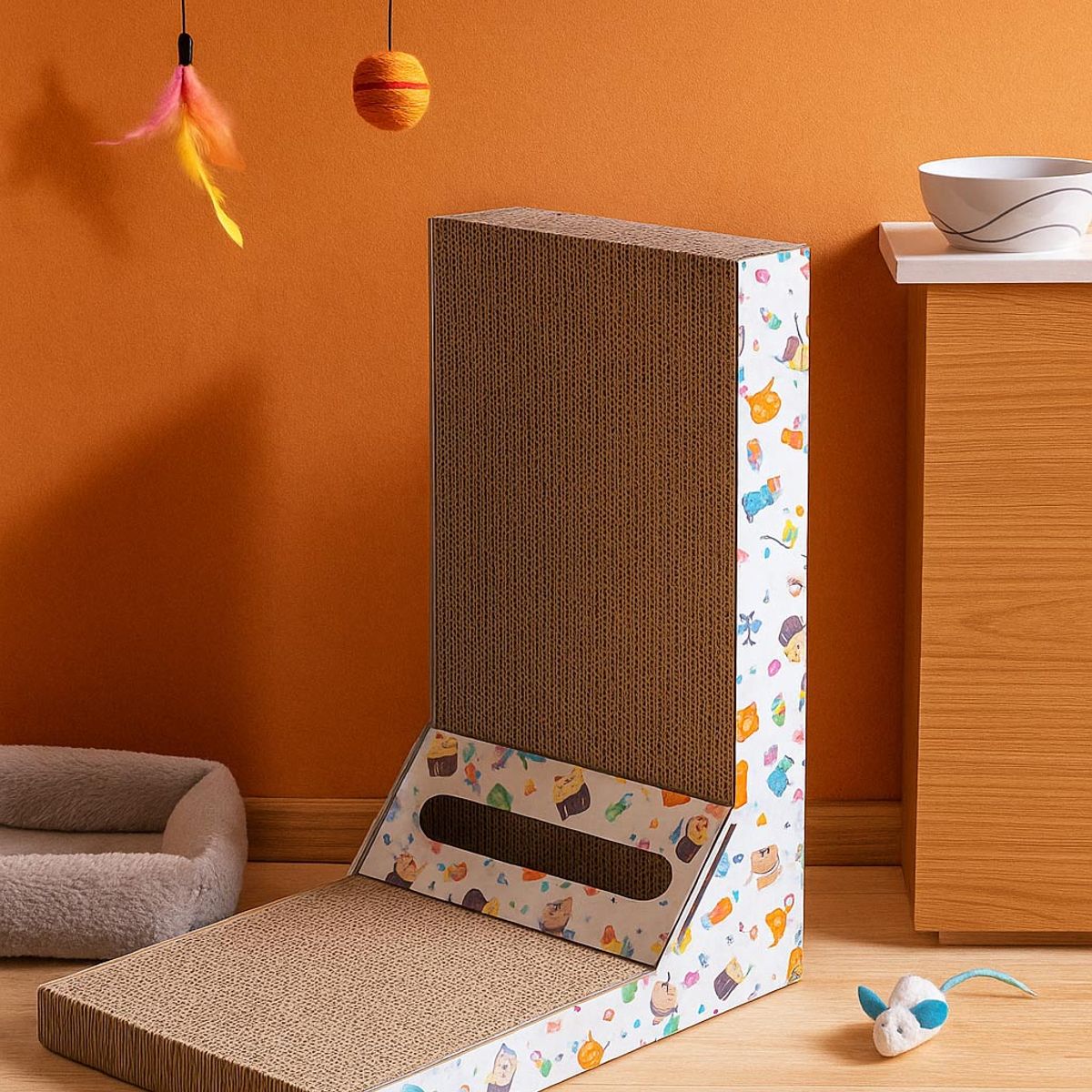 CATITO - RASCADOR DE PARED PARA GATOS