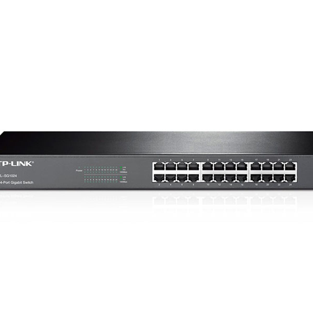 TP LINK - Switch TP-Link de 24 puertos Gigabit 10/100/1000 TL-SG1024 Metálico