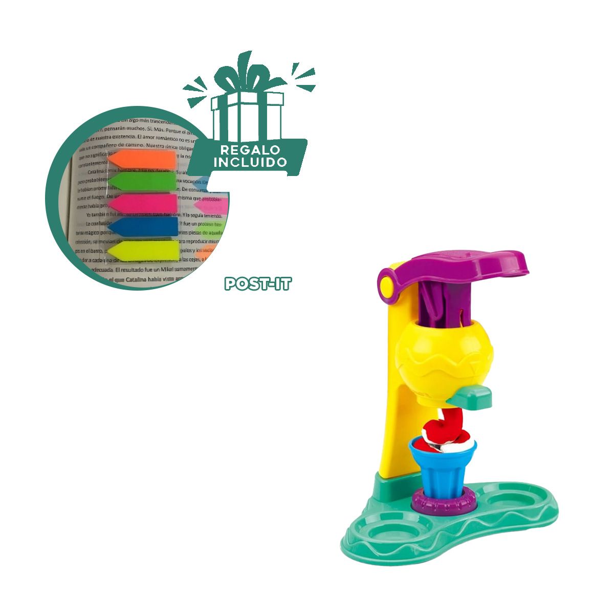 GENERICO - Plastilina Multicolor en Caja Verde

Y+Post-it Adhesivos