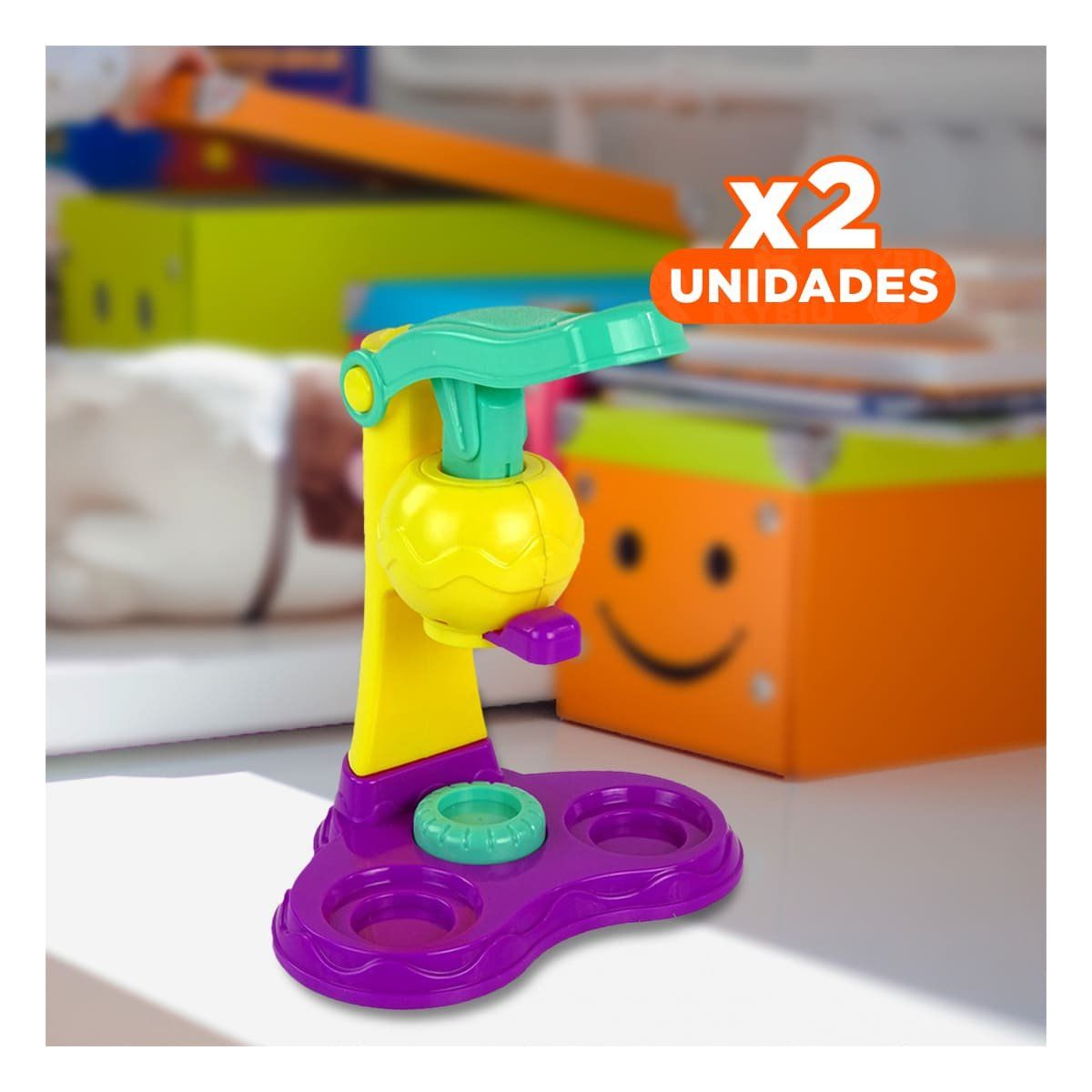 GENERICO - Pack2 Plastilina Heladera en Caja Roja Y+Regalo Stickers