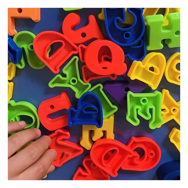 GENERICO - Pack4 Conectores de Juego de Abecedario