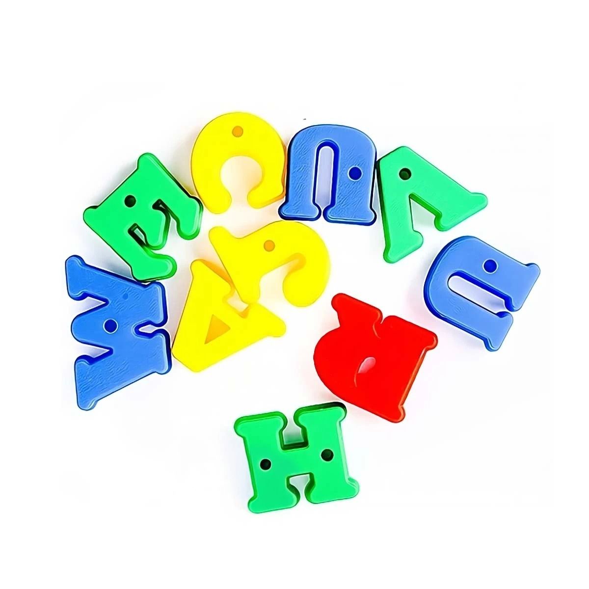 GENERICO - Pack4 Piezas para Armar de Abecedario Y+Ligas de Regalo