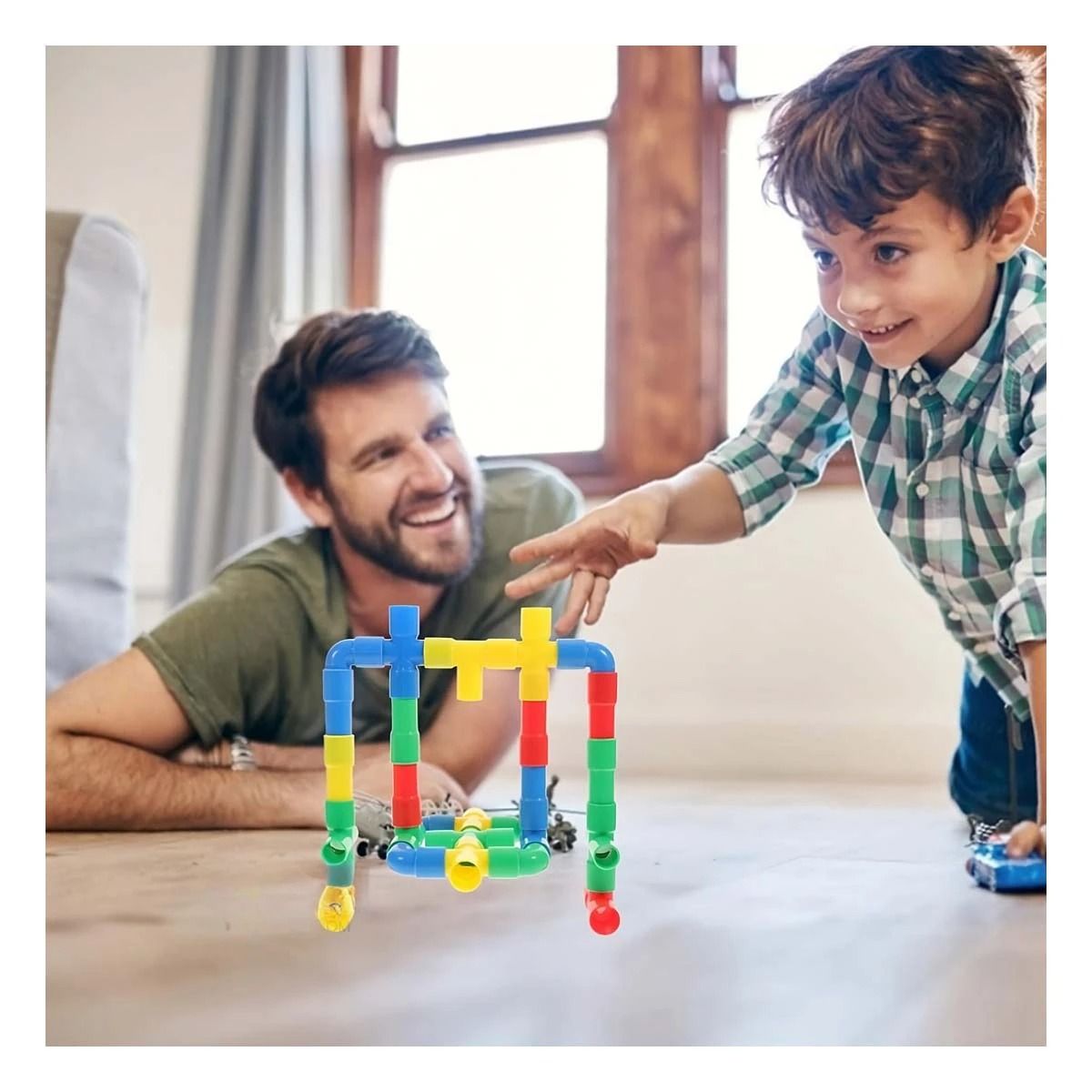 GENERICO - Pack12 Figuras de Union Forma de Tubos