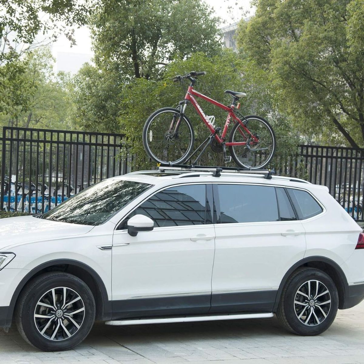 GENERICO - Rack Techo Universal Porta Bicicleta Candado