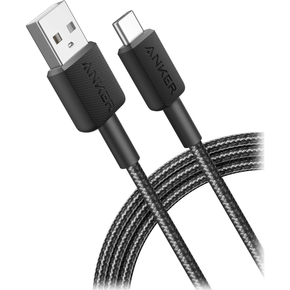 ANKER - Cable Anker USB-C a USB-A 90cm PowerLine Trenzado USB-IF - A81H5H11