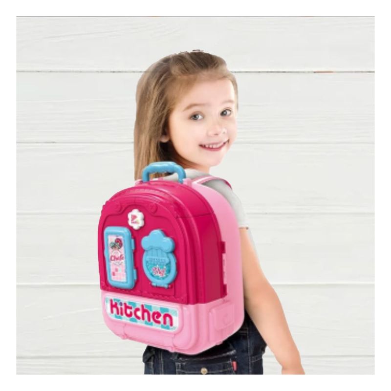 RYBIU IMPORT - Pack4 Set Interactivo para Chefs en Rosado Y+Regalo Stickers