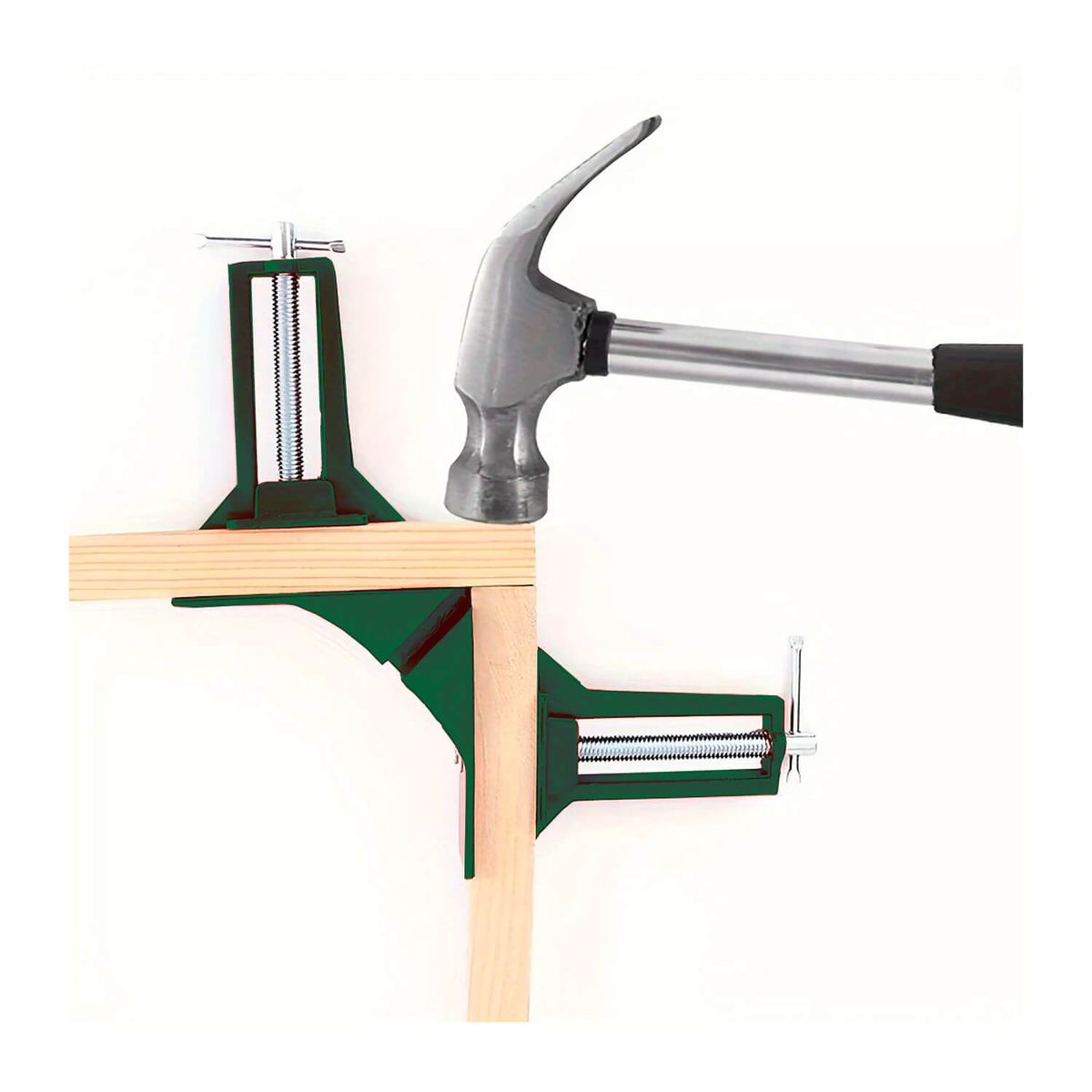  - Prensa Esquinera 75mm Jadever Carpintería Madera Sujeción