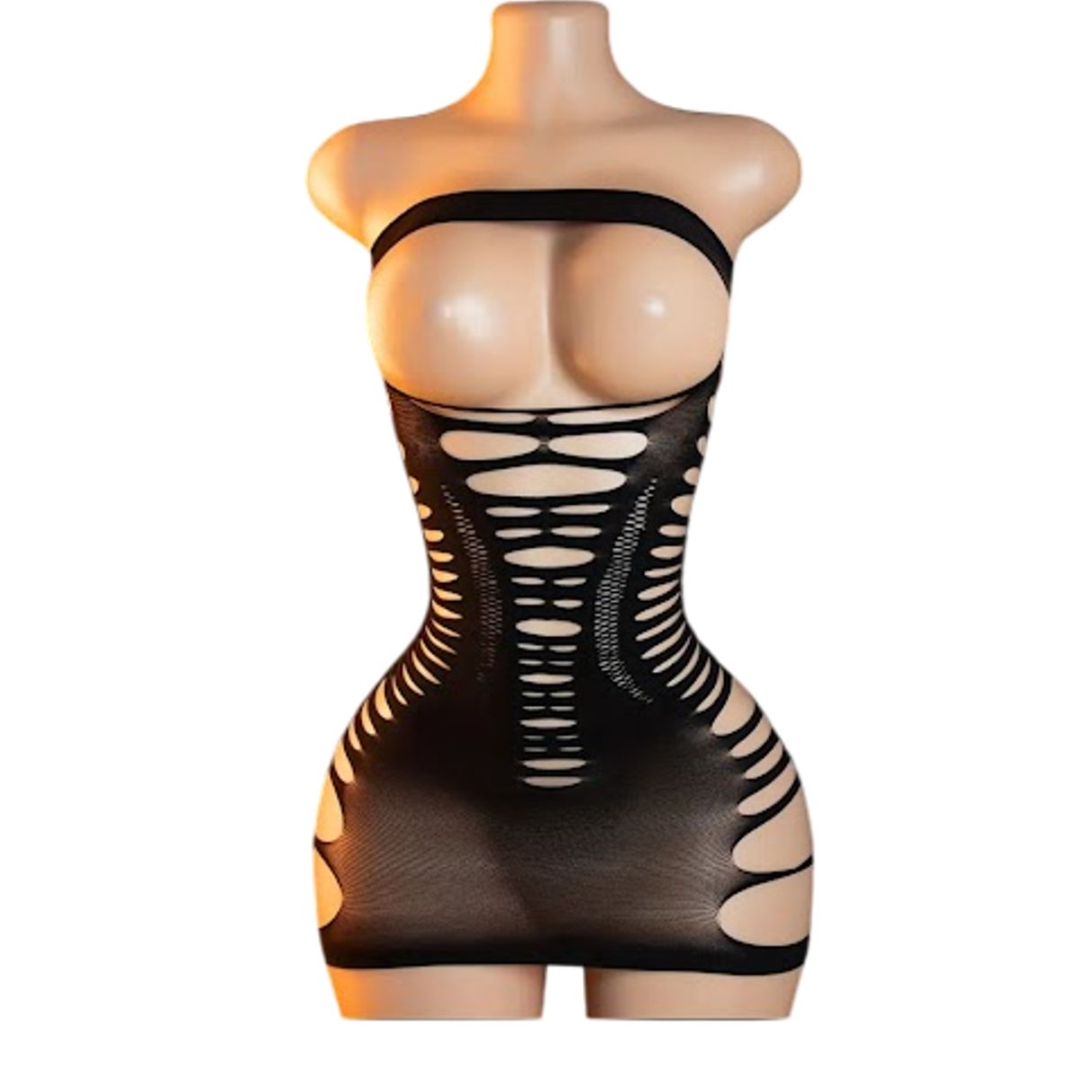 GENERICO - LENCERIA CORPORAL MALLA  CATSUIT VESTIDO