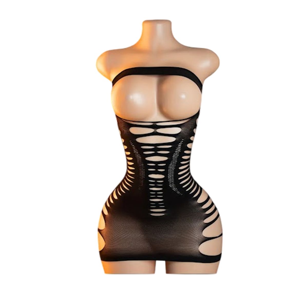 GENERICO - LENCERIA CORPORAL MALLA  CATSUIT VESTIDO