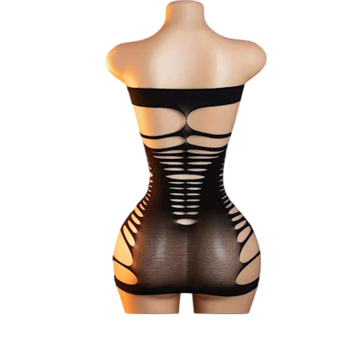 GENERICO - LENCERIA CORPORAL MALLA  CATSUIT VESTIDO