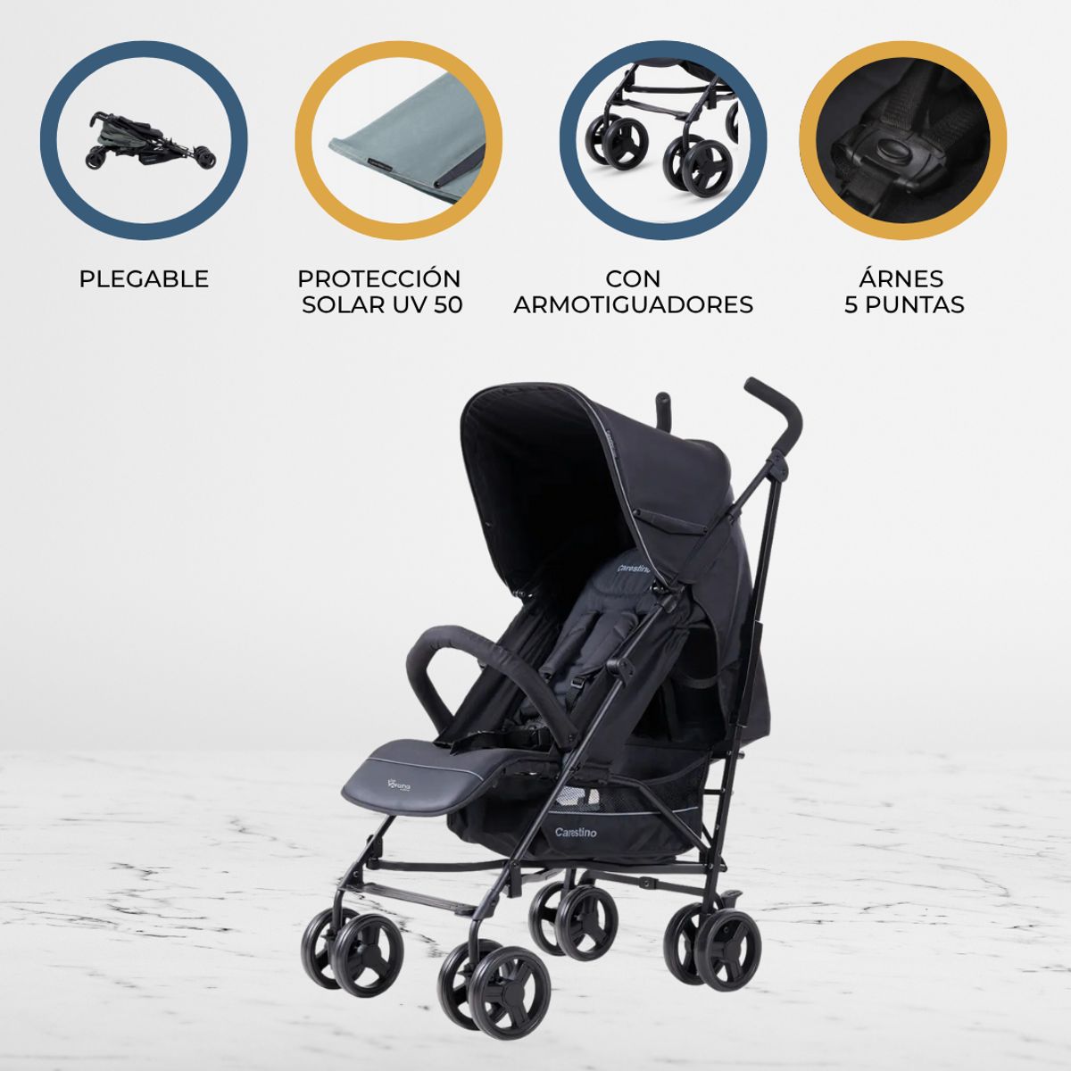 CARESTINO - Coche «CAPRI V2» Black