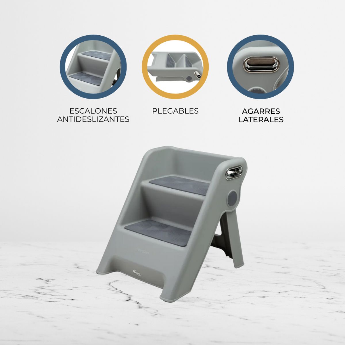 CARESTINO - Escalera Multifunción «DAILY V2» Gray