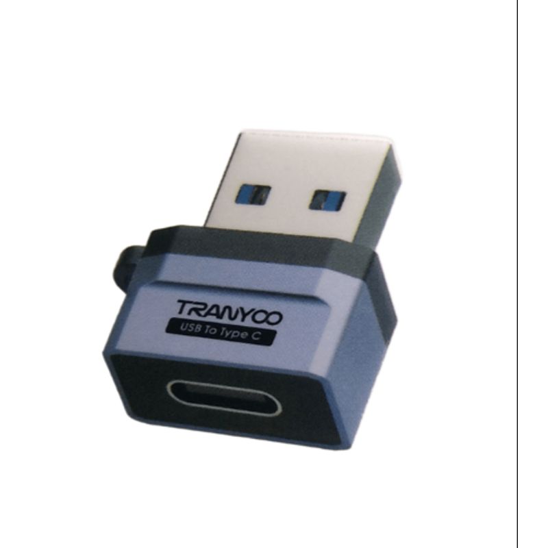 TRANYOO - Adaptador USB a Tipo C-OTG-TRANYOO T-E23 Metal
