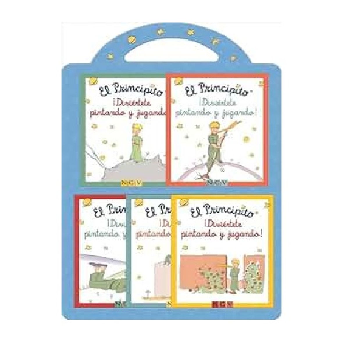 GENERICO - Libro Infantil El Principito - Diviértete pintando y jugando