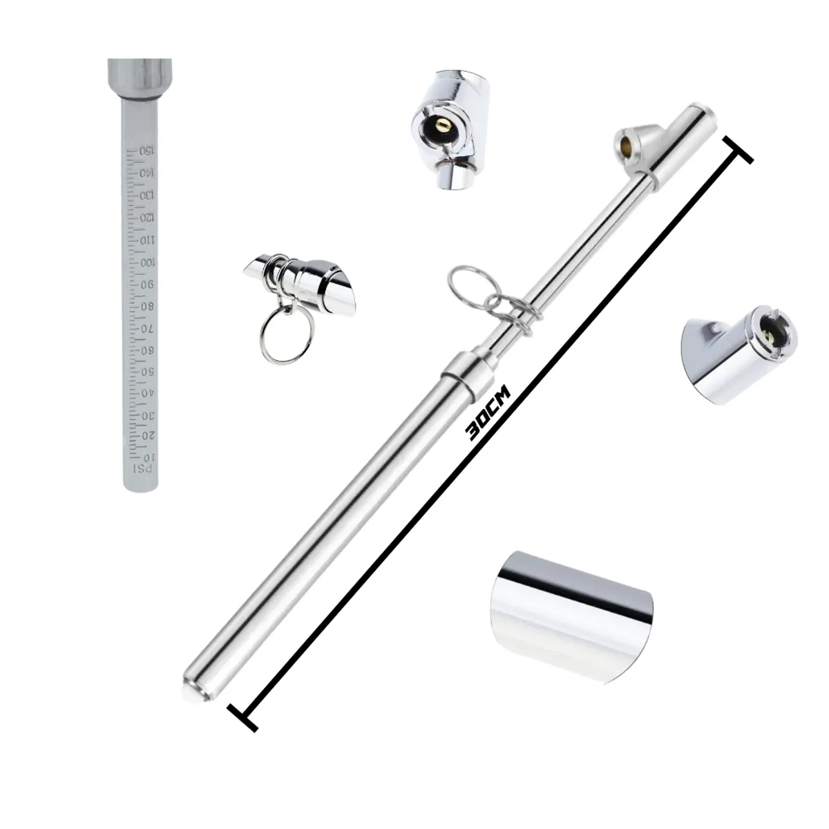 GENERICO - MEDIDOR DE AIRE 150 PSI TRUPER