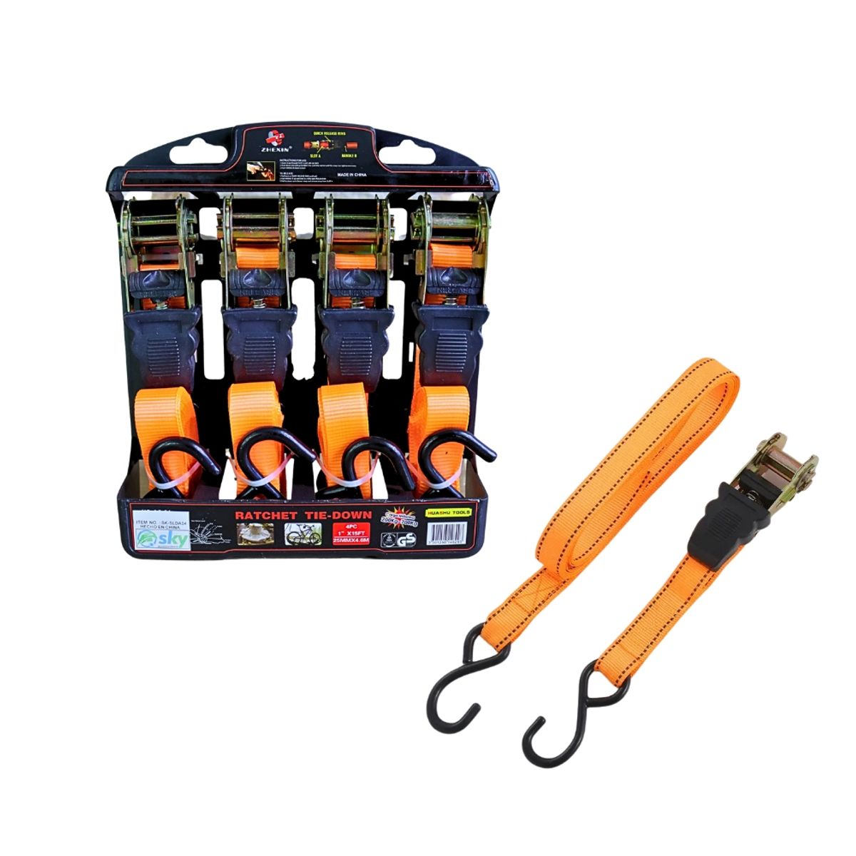 GENERICO - CORREA AMARRE RATCHET  5MS