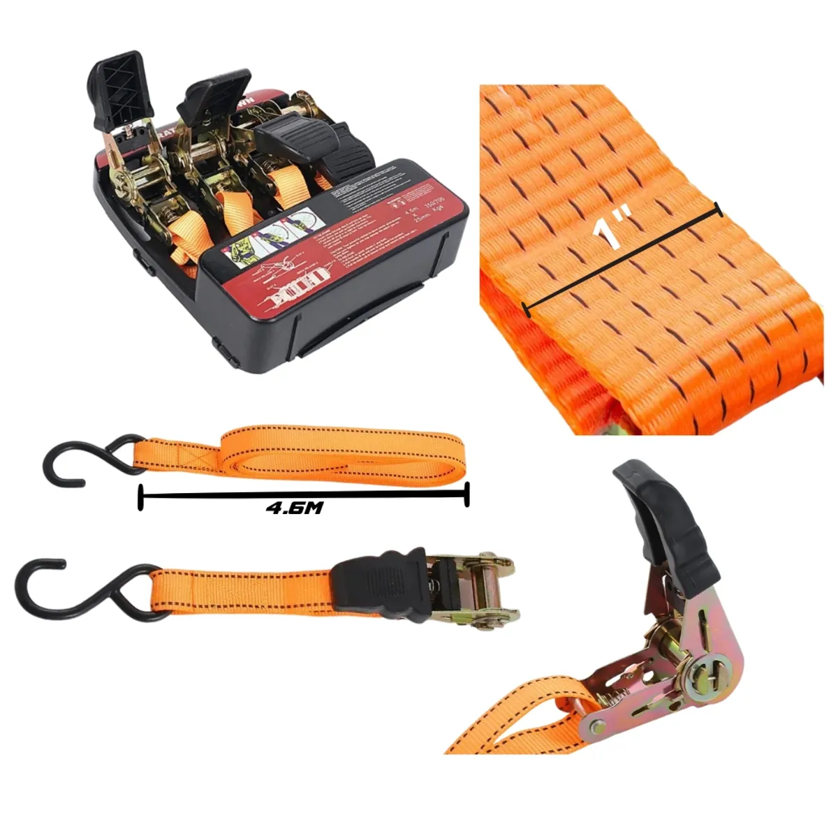 GENERICO - CORREA AMARRE RATCHET  5MS